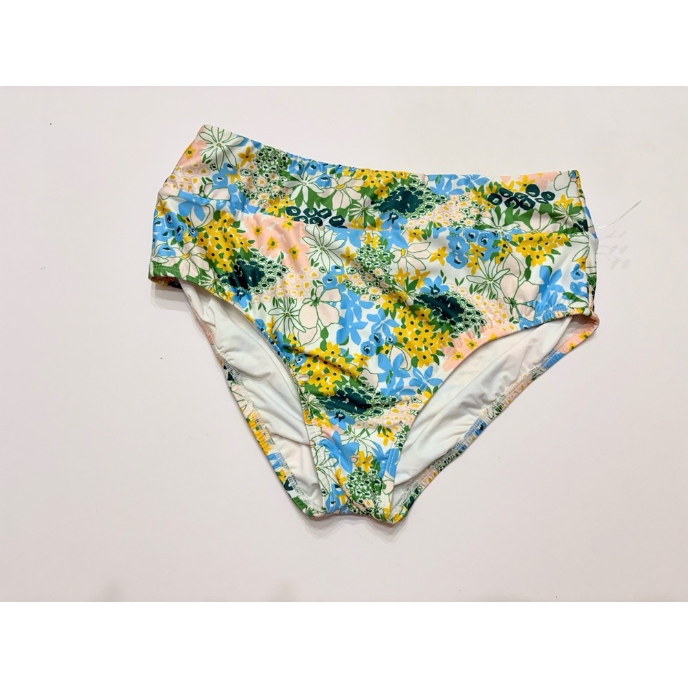 ModCloth Women's High Waisted Swim Bikini Bottoms Medium‎ Color NWOT